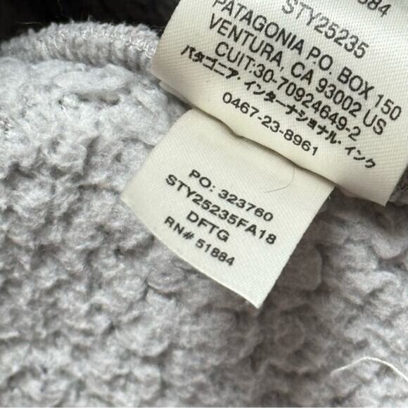 Patagonia Los Gatos Grey Fleece 1/4 Zip Pullover Sweater Women’s Size XS - Picture 10 of 10